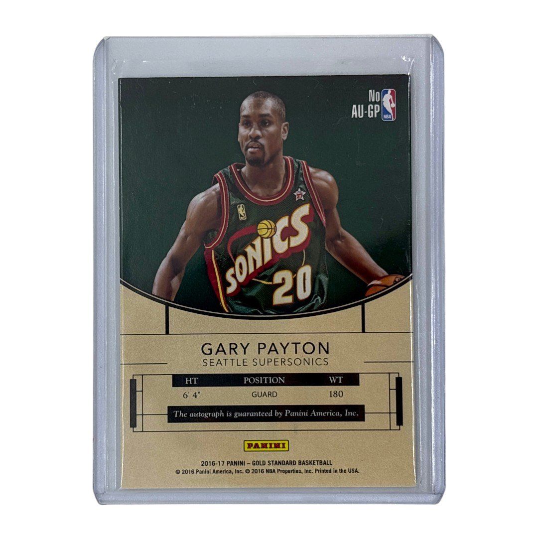 PANINI NBAカード GOLD STANDARD GARY PAYTON SEATTLE SUPERSONICS 74/79 #AU-GP 送料無料 中古 IT1 PANINI NBAカード GOLD STANDARD GARY PAYTON SEATTLE