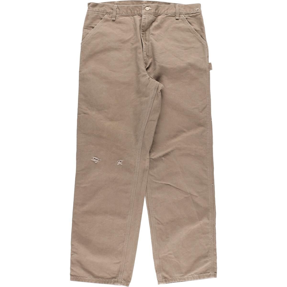 carhartt ペインターパンツ　W38 L32　ダック地　カーハート USA製 carharttカーハート ダブルニー ダック地 ペインター