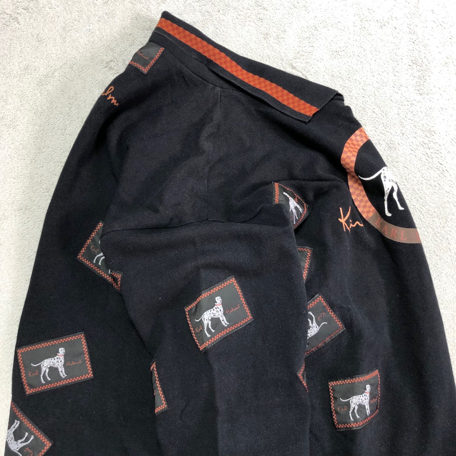 Karl Helmut スキッパーシャツ ポロシャツ ロングスリーブ 長袖