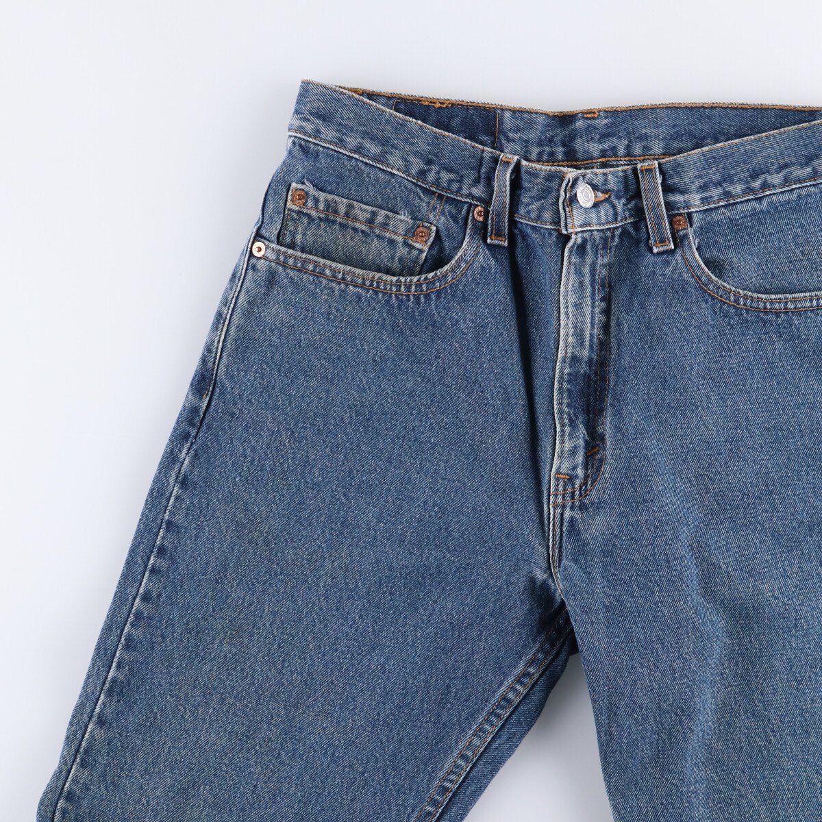 古着 90年代 リーバイス Levi s 505 REGULAR FIT STRAIGHT LEG テーパードデニムパンツ メンズw32相当 ヴィンテージ|eaa583979