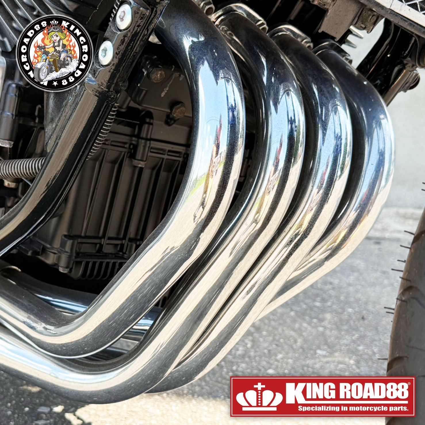 kawasaki バリオス マフラー Kingroad88 Amazon | King Road 88 バリオスⅠ型 / ZR250A ☆ KingRoad88