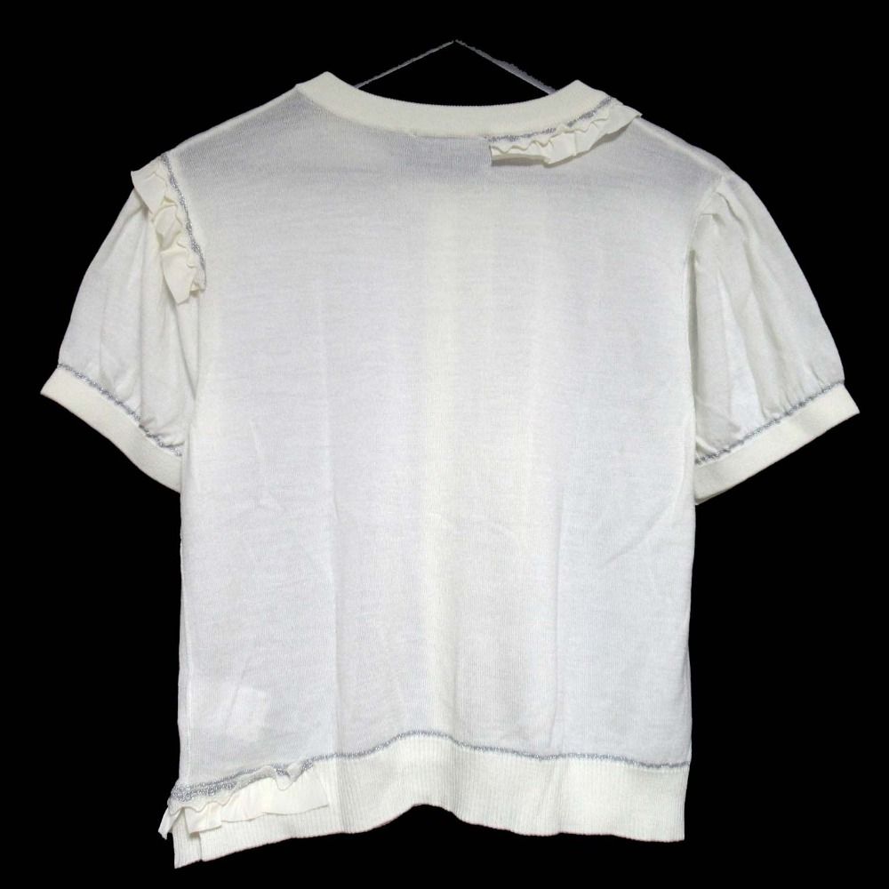 美品 Simone Rocha シモーネロシャ ウール シルク 半袖 フリル