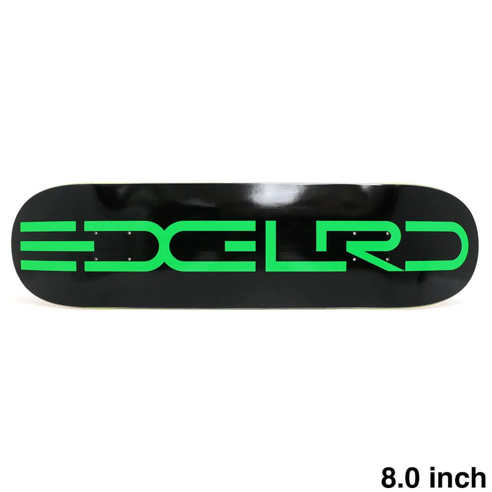 EDGLRD DECK エッジロード デッキ TEAM TECH SCRIPT BLACK/GREEN