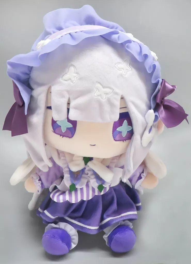 ぬいぐるみ　[美品] エミリア ふわかわロリータぬいぐるみ 「Re：ゼロから始める異世界生活」 F：NEX限定 F:NEX(フェネクス) / Re:ゼロから始める異世界生活 ふわかわ