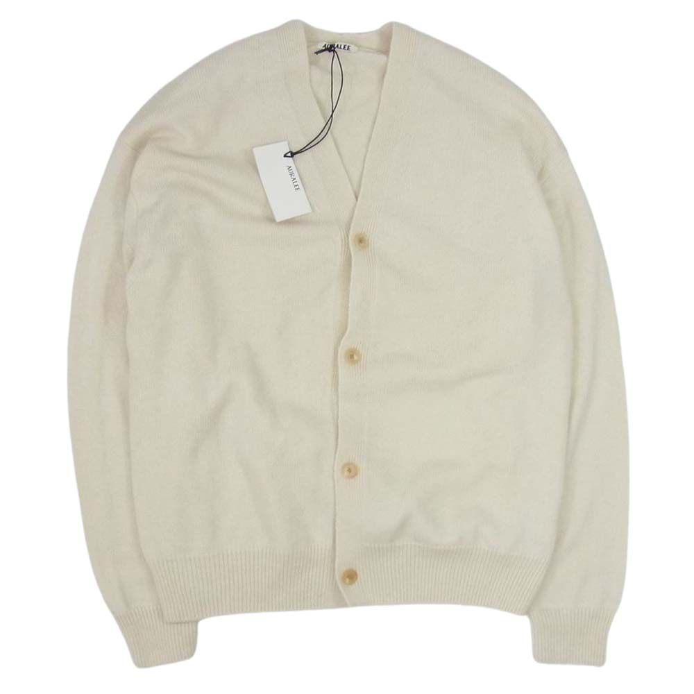 AURALEE オーラリー 20AW A20AC01BC BABY CASHMERE KNIT CARDIGAN 