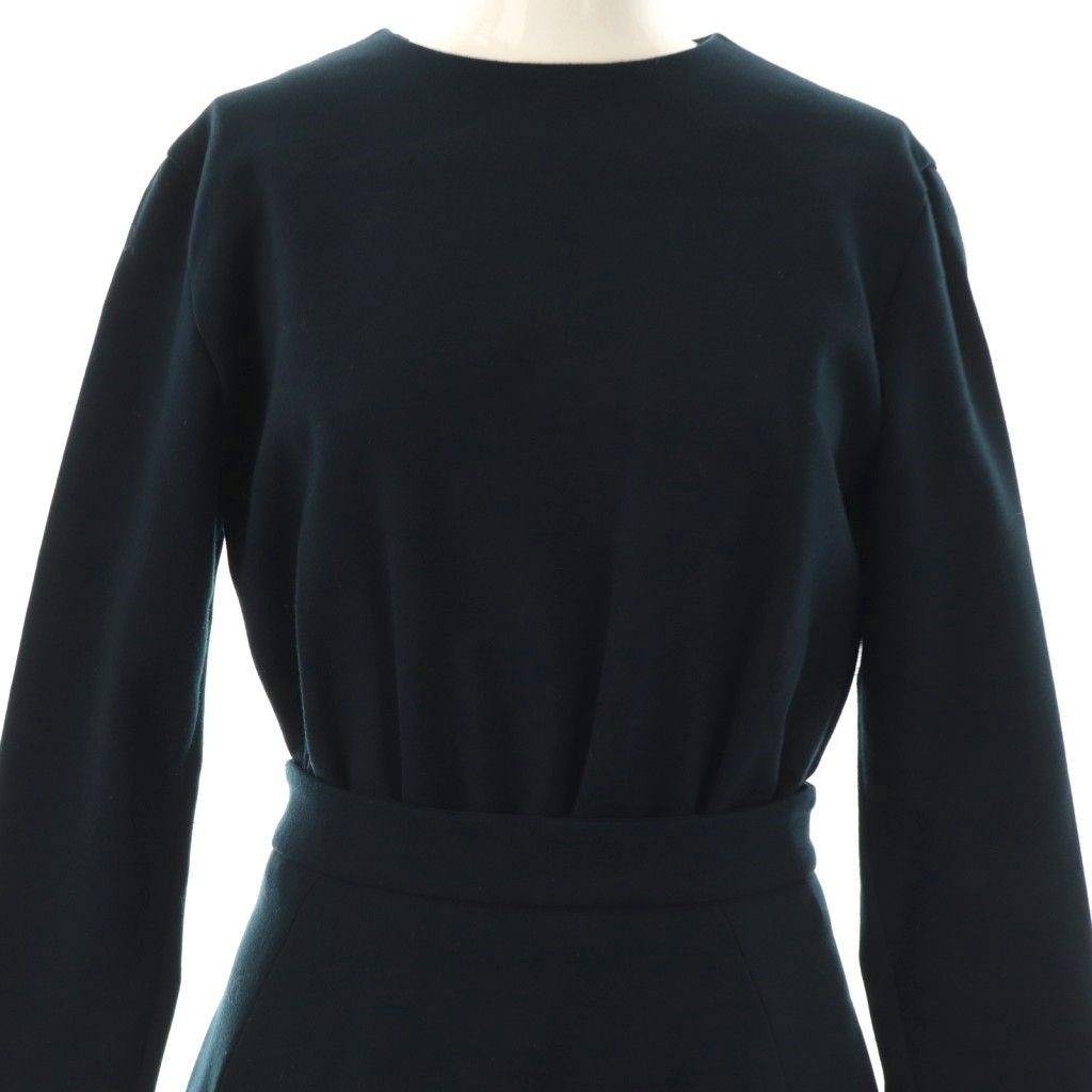 YOKO CHAN ヨーコチャン 長袖 ワンピース ネイビー 36 YOKO CHAN