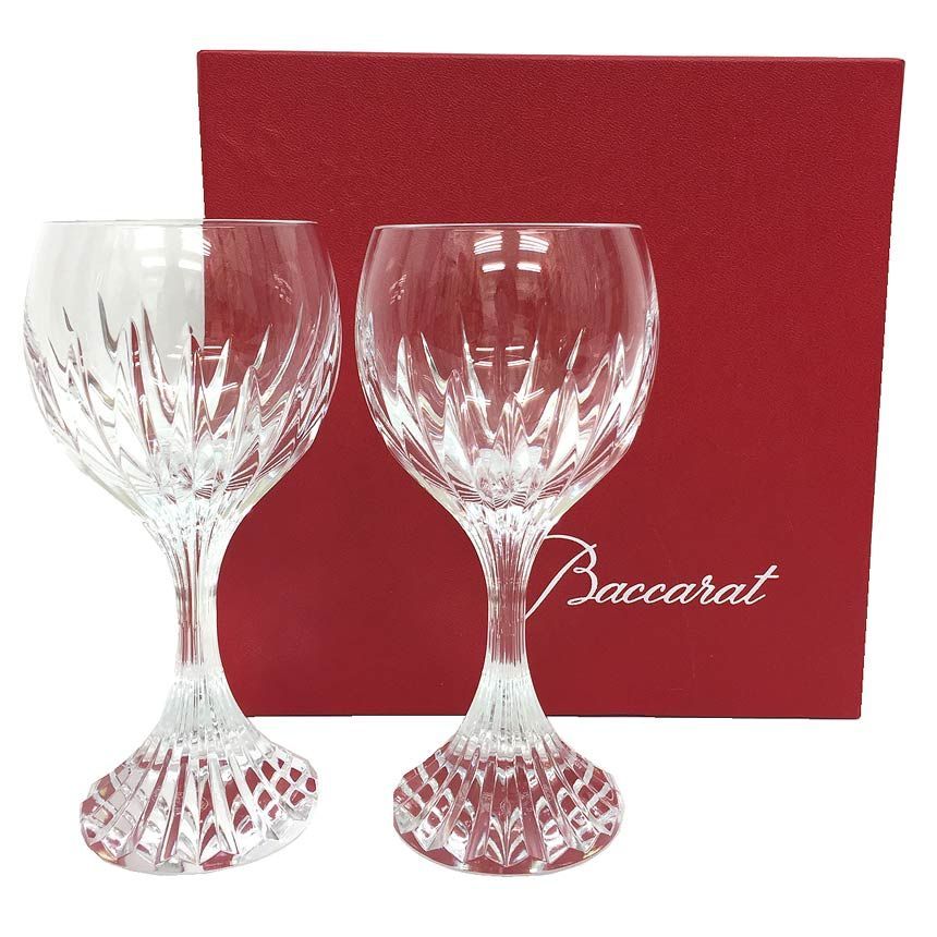 Baccarat バカラ マッセナ ワイングラス Mサイズ グラス ペアセット 2客 酒器 未使用 aq10341 - メルカリ