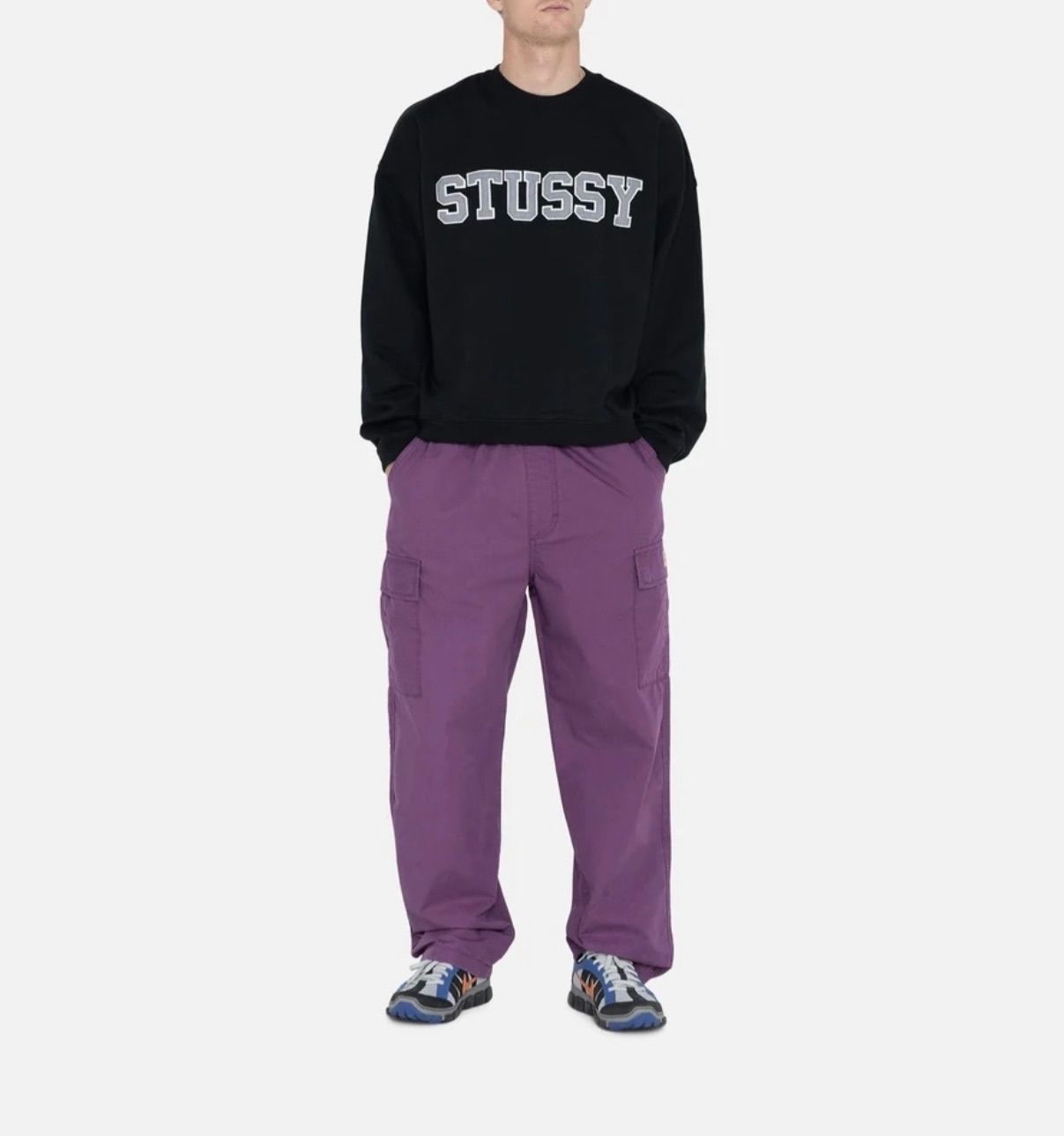 Stussy Relaxed Oversized Crew スウェットトレーナー - メルカリ