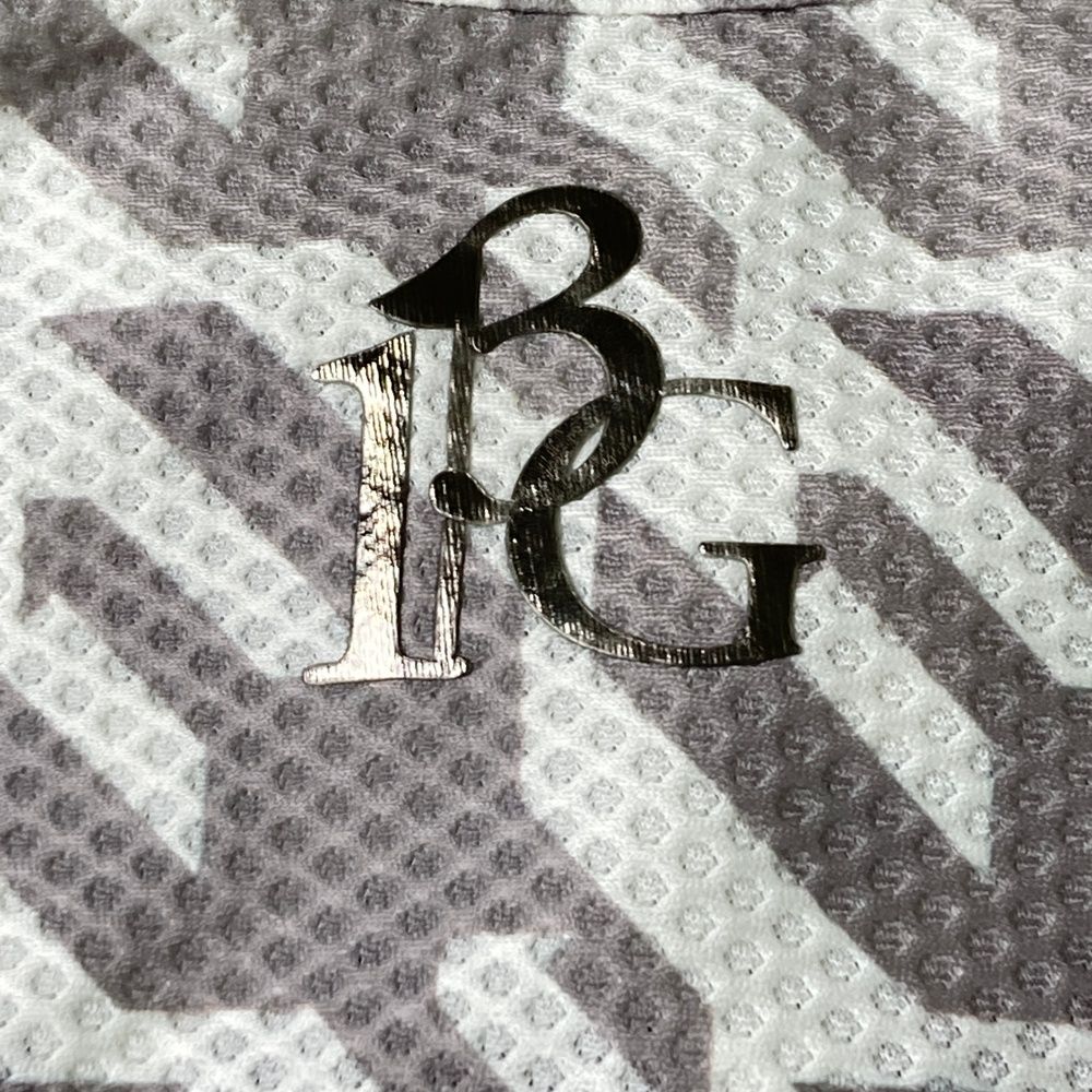 半袖ポロシャツ 総柄