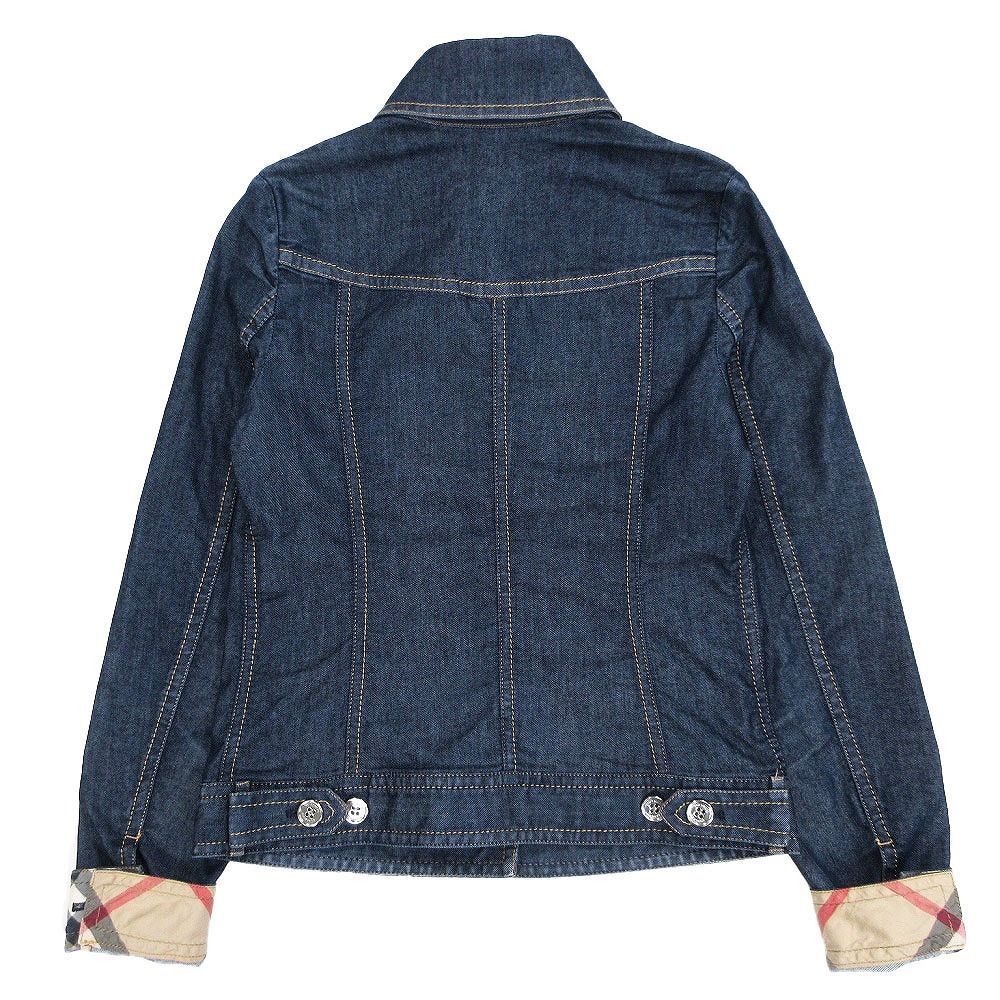 BURBERRY LONDON バーバリー ノバチェック柄 デニム ジャケット
