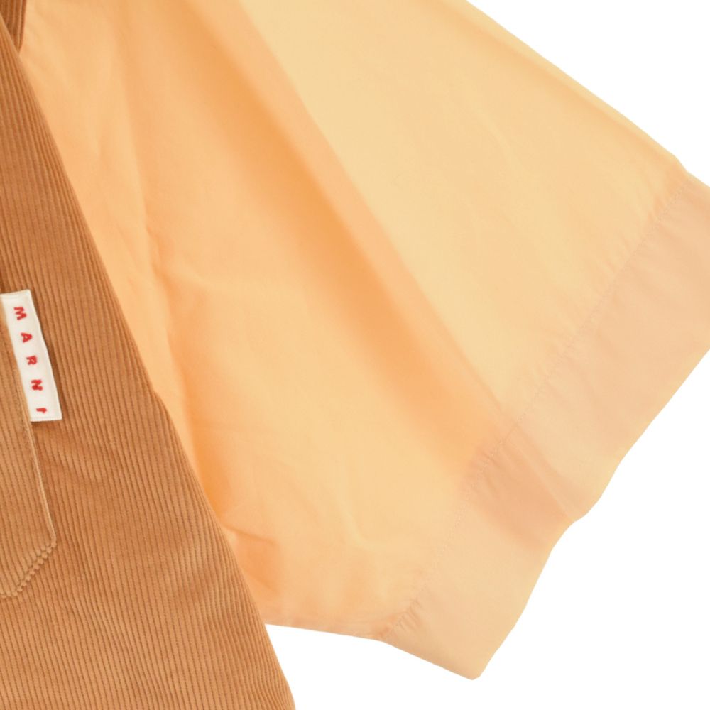 MARNI (マルニ) 22SS アシンメトリー ボウリング半袖シャツ