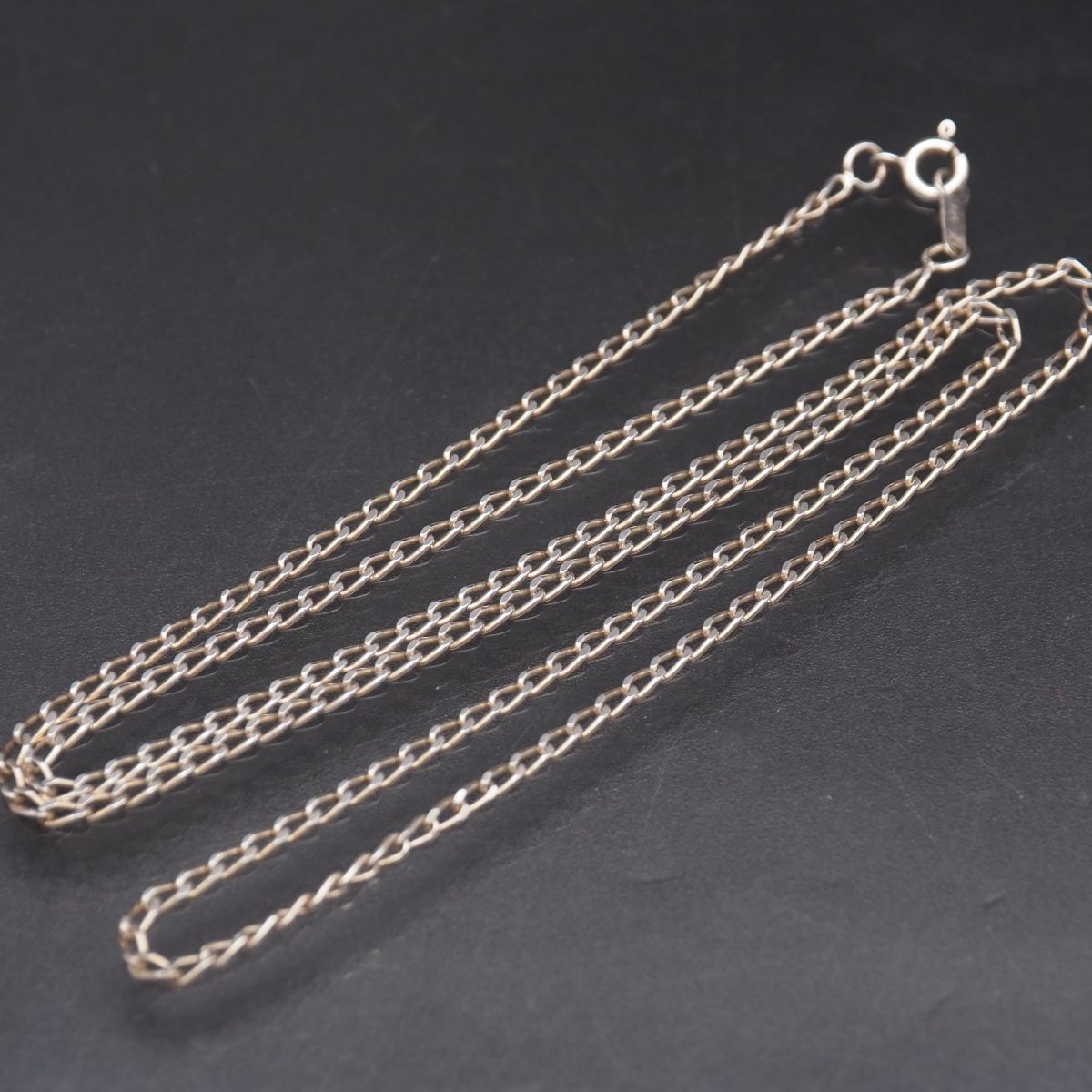 B045 ヴィンテージ 925刻印 ネックレス チェーン デザイン