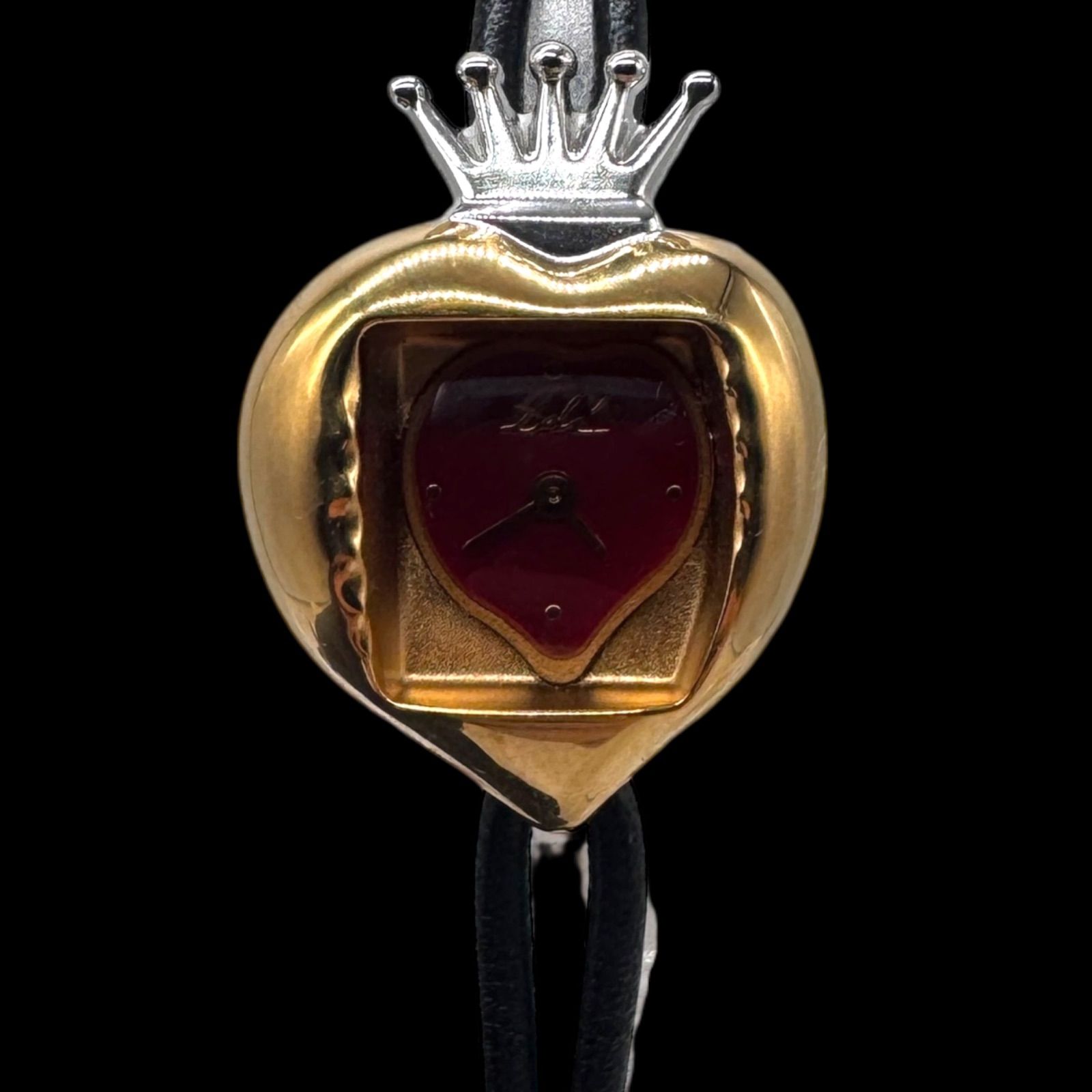 【希少】ザルバドール ダリ　ロイヤルハート　レディース　クォーツ 新品電池稼働 美品 SALVADOR DALI サルバドールダリ ロイヤル