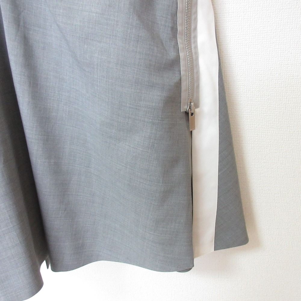 美品 sacai サカイ asymmetric skirt アシンメトリーロングスカート 20  