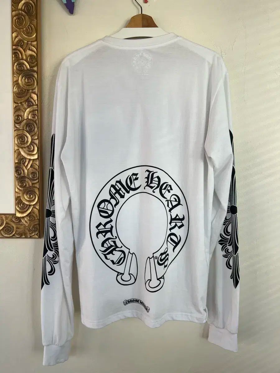 L CHROME HAEATS クロムハーツ 馬蹄 フローラル 長袖 ロングスリーブ