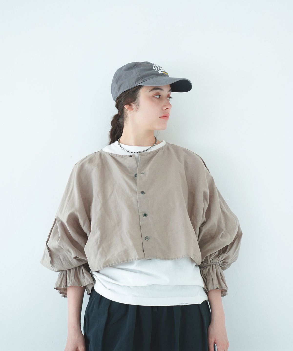 2023SS ネストローブ nest Robe UpcycleLino キャンディスリーブ
