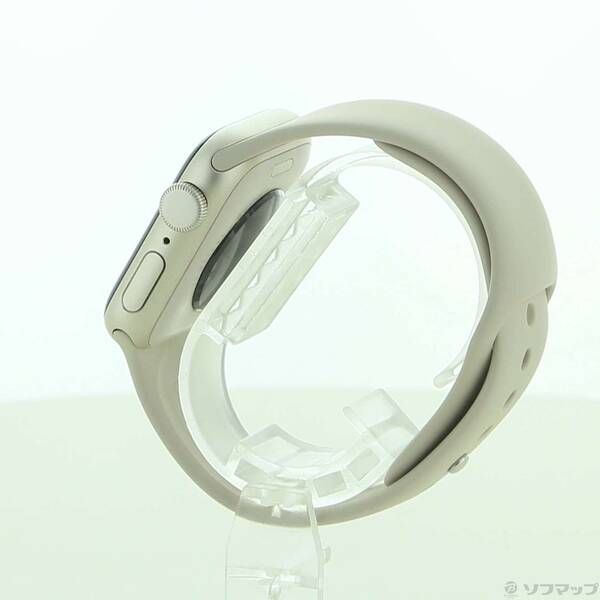 〔 品〕 Apple Watch SE 第2世代 GPS 40mm スターライトアルミニウムケース スターライトスポーツバンド 258