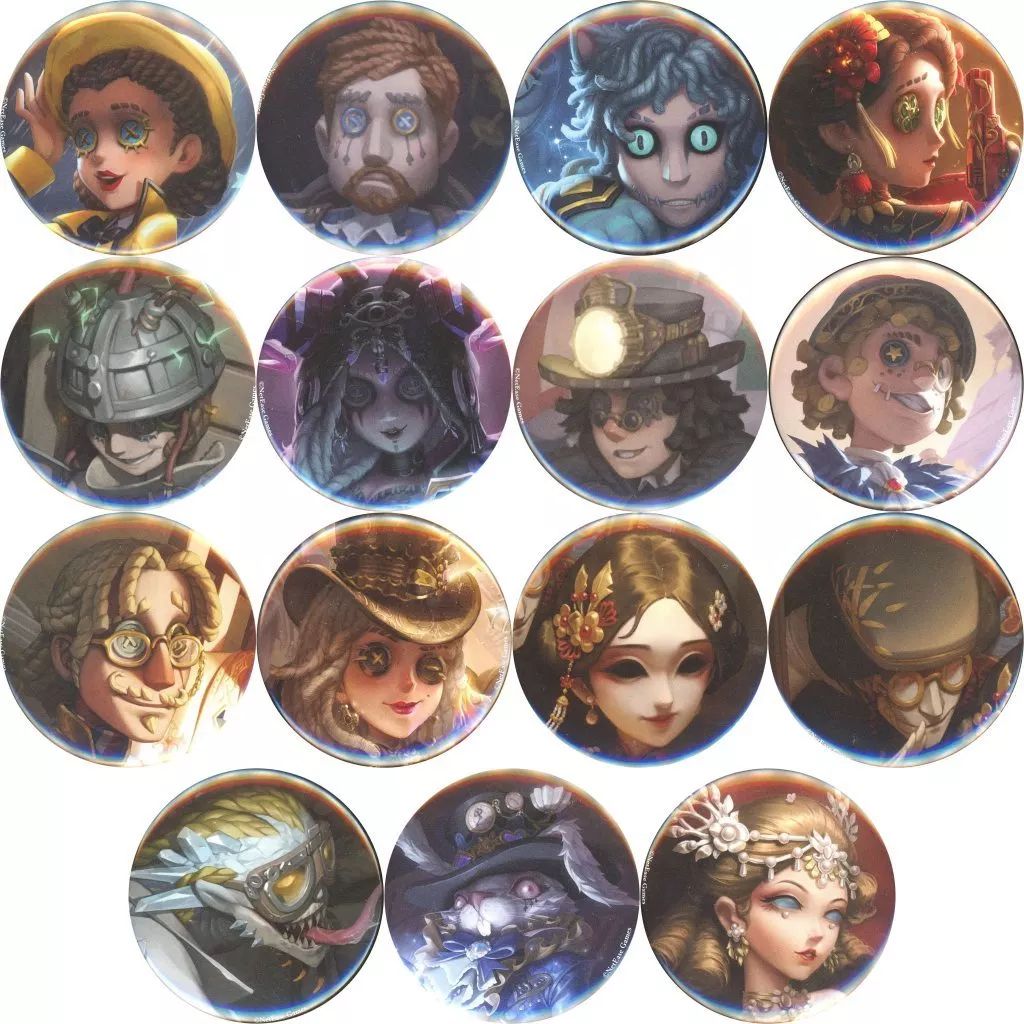 第五人格　identity V 缶バッジ　まとめ 第五人格 宇宙からの贈り物 第2弾シリーズグッズ