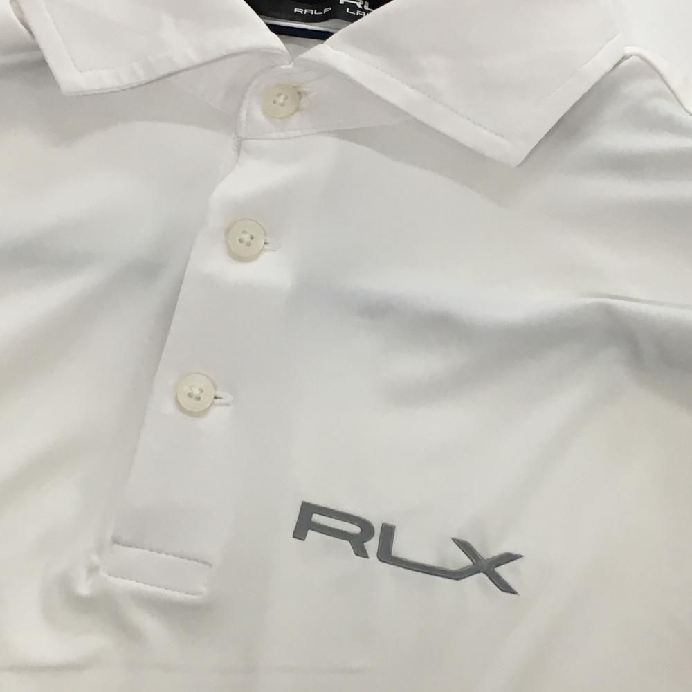美品】RLXラルフローレン 長袖ポロシャツ 白 WICKING メンズ XS