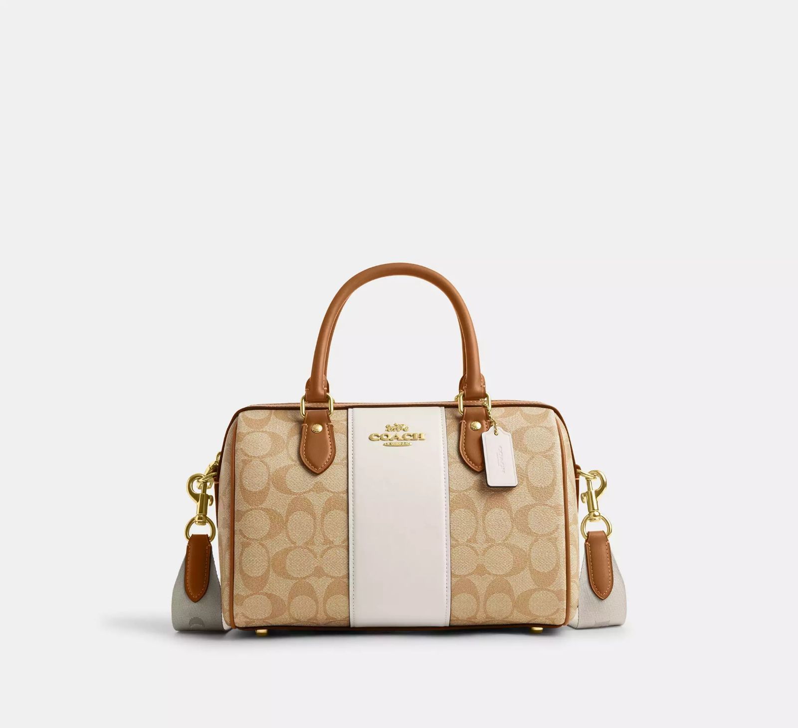 COACH コーチバッグ CR122 ローアン サッチェル?シグネチャーストライプ ハンドバッグ ショルダーバッグ 手提げバッグ レディースバッグ  クロスボディー アウトレット品 新品未使用 - メルカリ