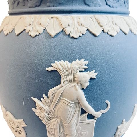 ウェッジウッド WEDGWOOD ジャスパー ペールブルー ボーンティフル