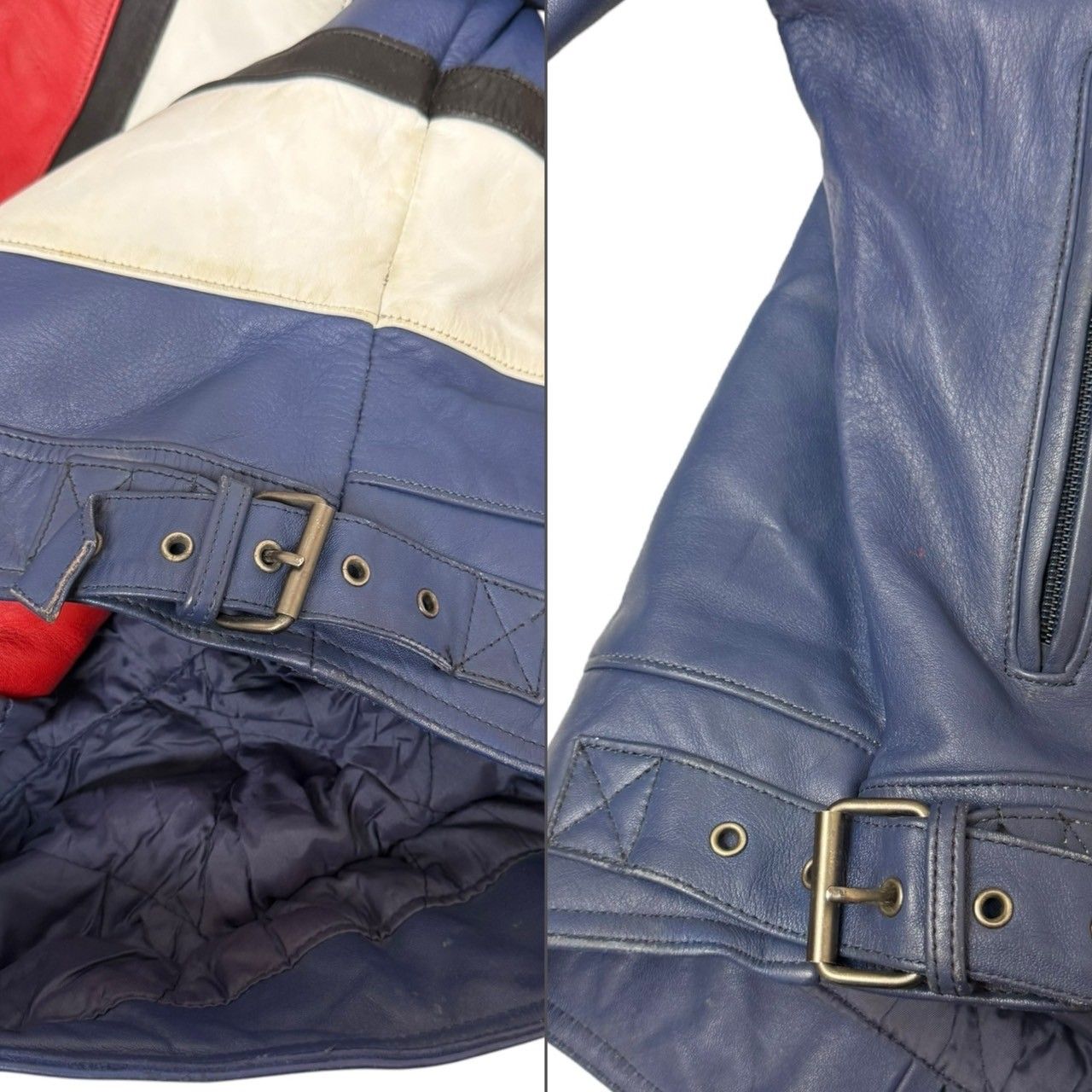 Vintage Polo 1992 Racing Leather Jacket - メルカリ