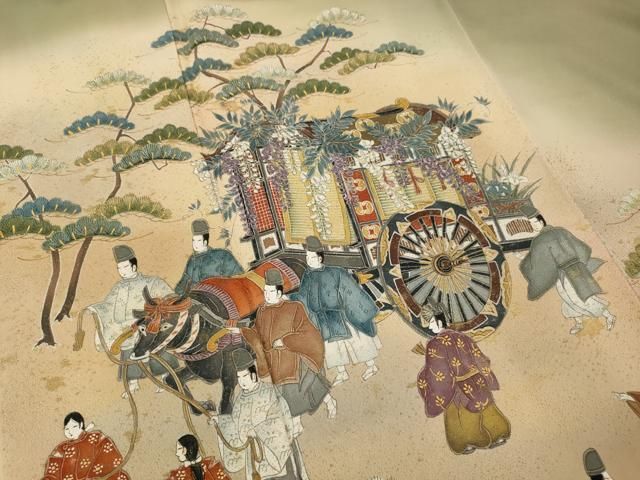 平和屋着物●豪華色留袖　作家物　童子遊び　金彩　正絹　逸品　DAAW526ud 平和屋着物○豪華色留袖 作家物 童子遊び 金彩 正絹 逸品 DAAW526ud