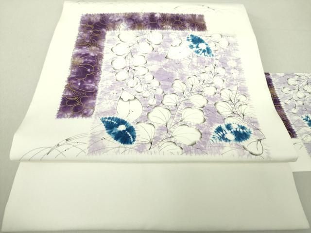 小倉建亮 辻が花 塩瀬 名古屋帯 【公式通販】