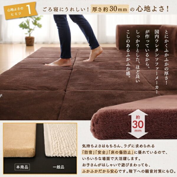 ラグ カバーが洗えて年中清潔