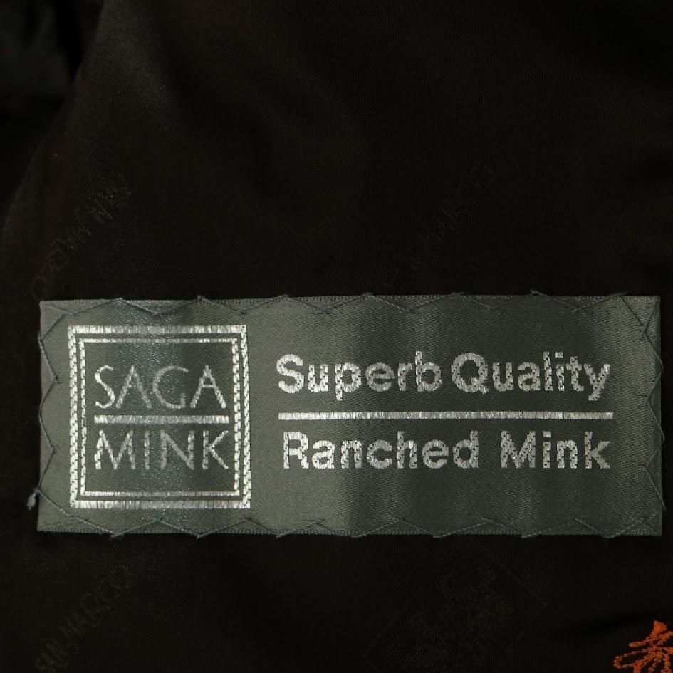 SAGA MINK サガミンク 高級ミンクロングコート 13号 美品☆SAGAMINK
