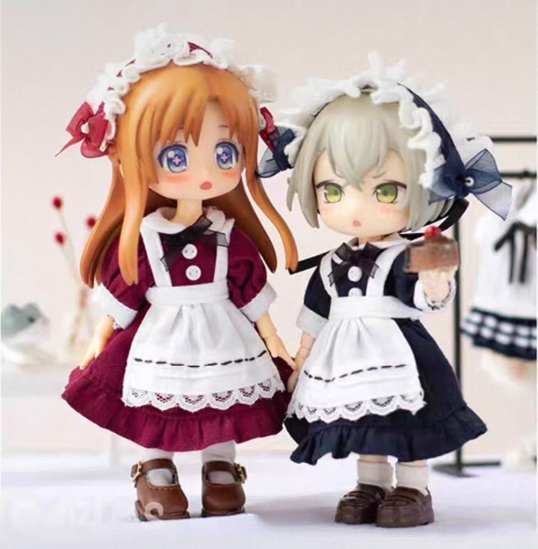 オビツ11 ドール服 メイド風3点セット 着せ替え 12分ドール