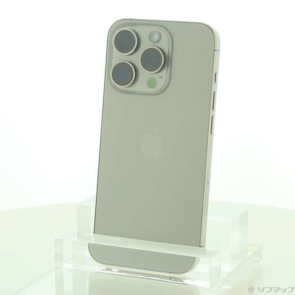〔 品〕 iPhone15 Pro 256GB ナチュラルチタニウム MTUF3J A SIMフリー 349