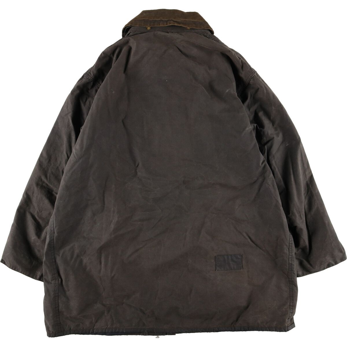 古着 90年代 バブアー Barbour BORDER ボーダー 旧3ワラント ワックスコットン オイルドジャケット 英国製 C46  メンズXL/eaa343648