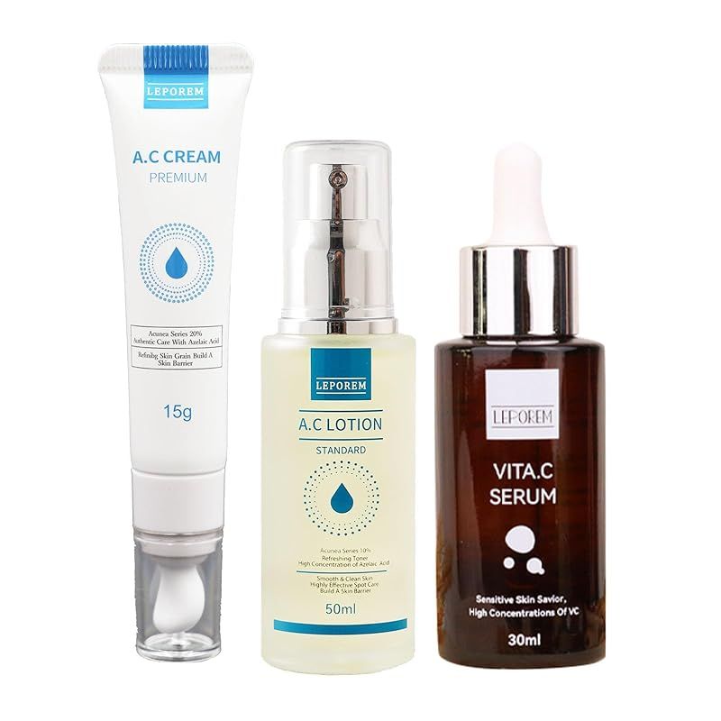 LEPOREM アゼライン酸 高濃度 20%配合 ACプレミアムクリーム 15g azelaic acid 保湿 ACUNEAシリーズ ((お得セットＢ)) 0