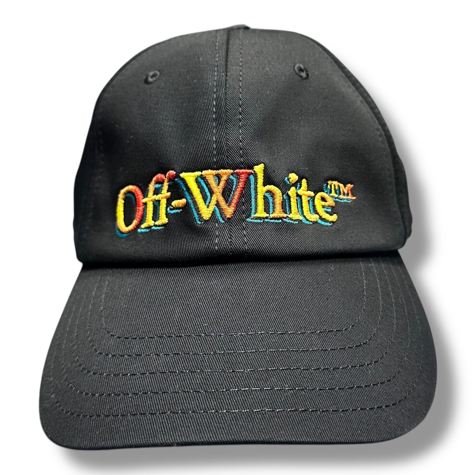 人気♦Off-White♦Bookish Dril ロゴキャップ Off-White Bookish Baseball Cap