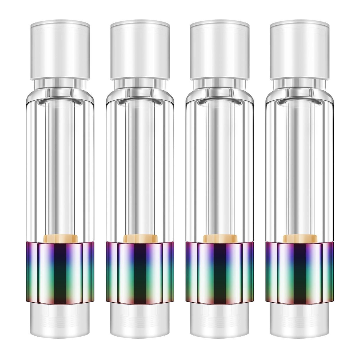 100本0.5mlフルガラスアドマイザーCBD VAPEリキッド用CBG CBN きわどい