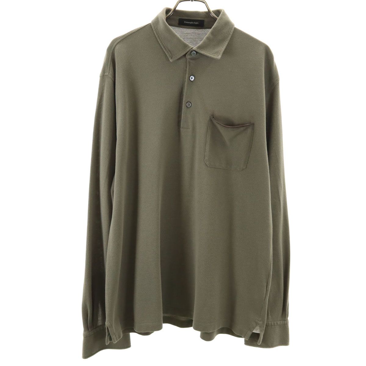 Zegna ゼニア 長袖ポロシャツ