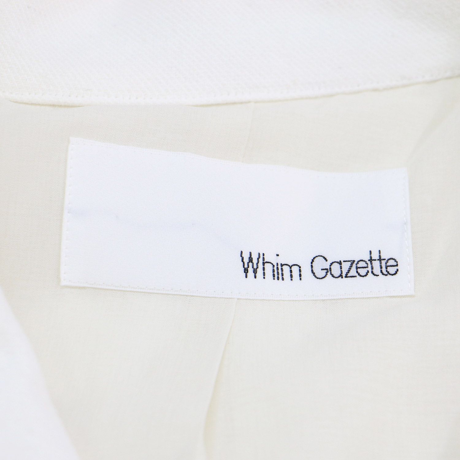 新品】Whim Gazette ウィムガゼット コート オフホワイト 白 サイズ