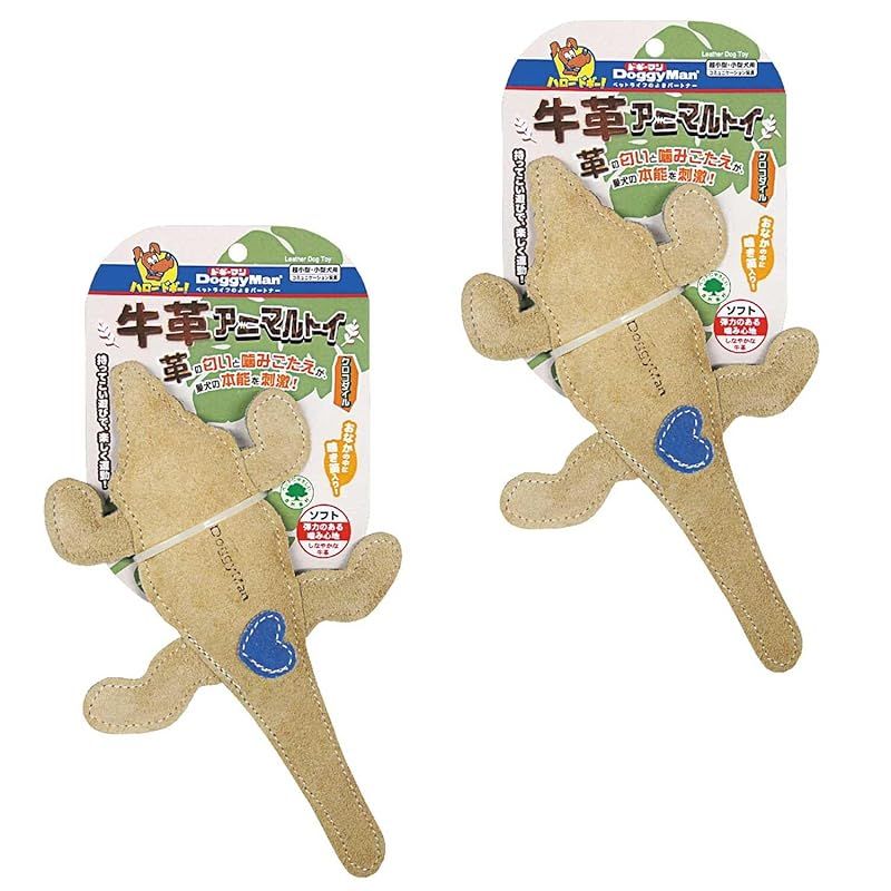 ドギーマン 牛革アニマルトイ クロコダイル×2個 - メルカリ