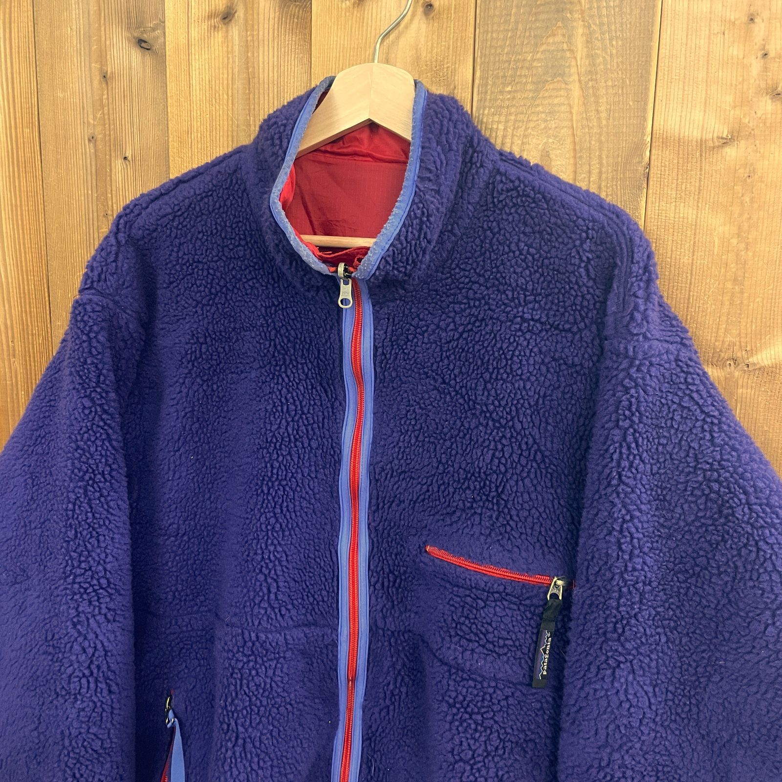 期間限定】patagonia グリセード エッグプラント S ジップ破損-