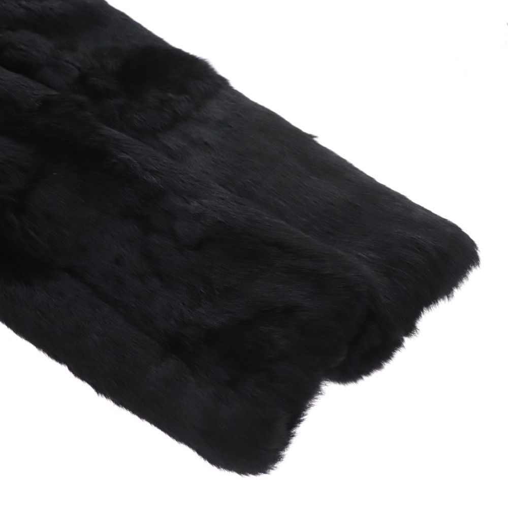 □ theory セオリー ロングコート ラビットファー 毛皮 アウター