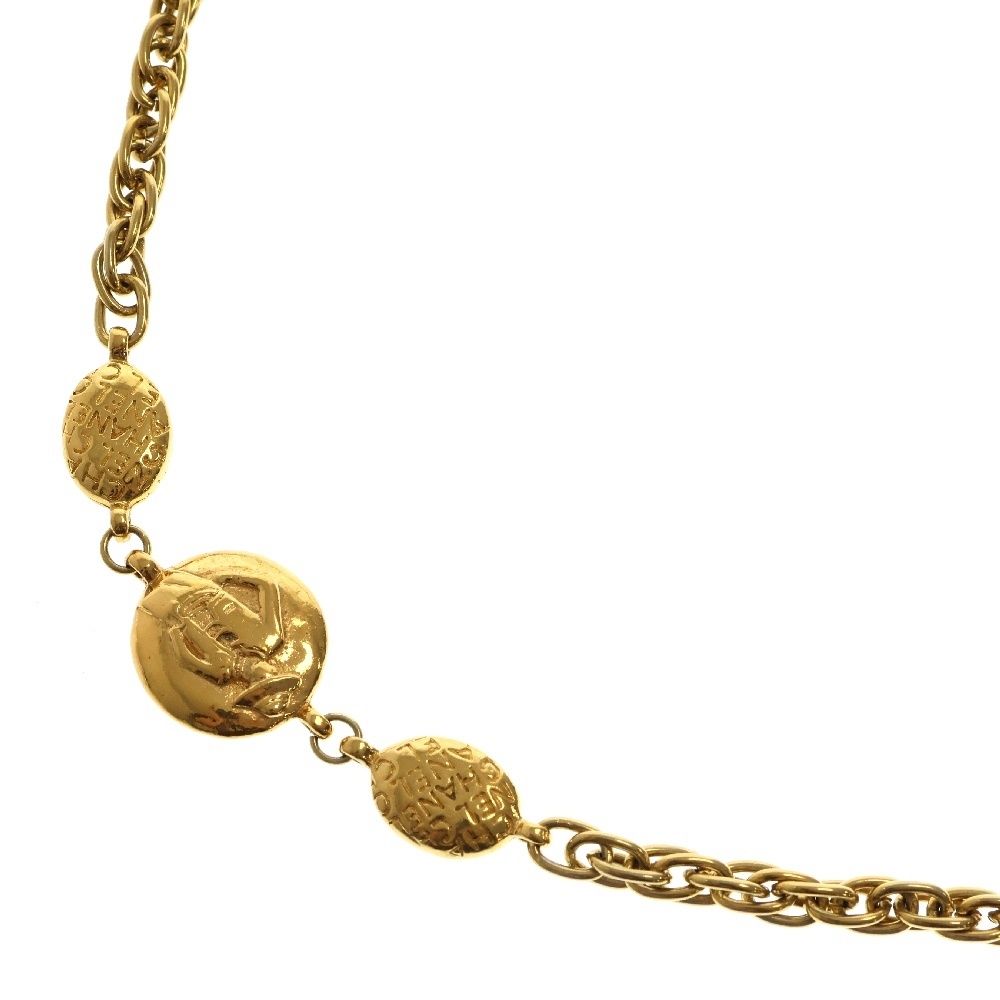 CHANEL シャネル マドモアゼル ロゴ チェーンベルト GP ゴールド マメ アクセサリー