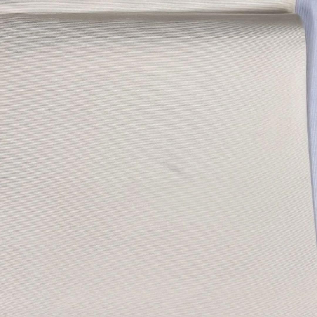 付け帯 作り帯 銀駒刺繍 円弧模様 丸 白地 着物 082a d