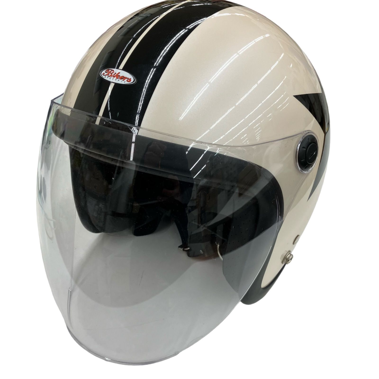 高感度ショップで2023年売れたブランド Bikers Speedpit 186000 バイクヘルメット FULL-FACE ホワイト セキュリティ・セーフティ