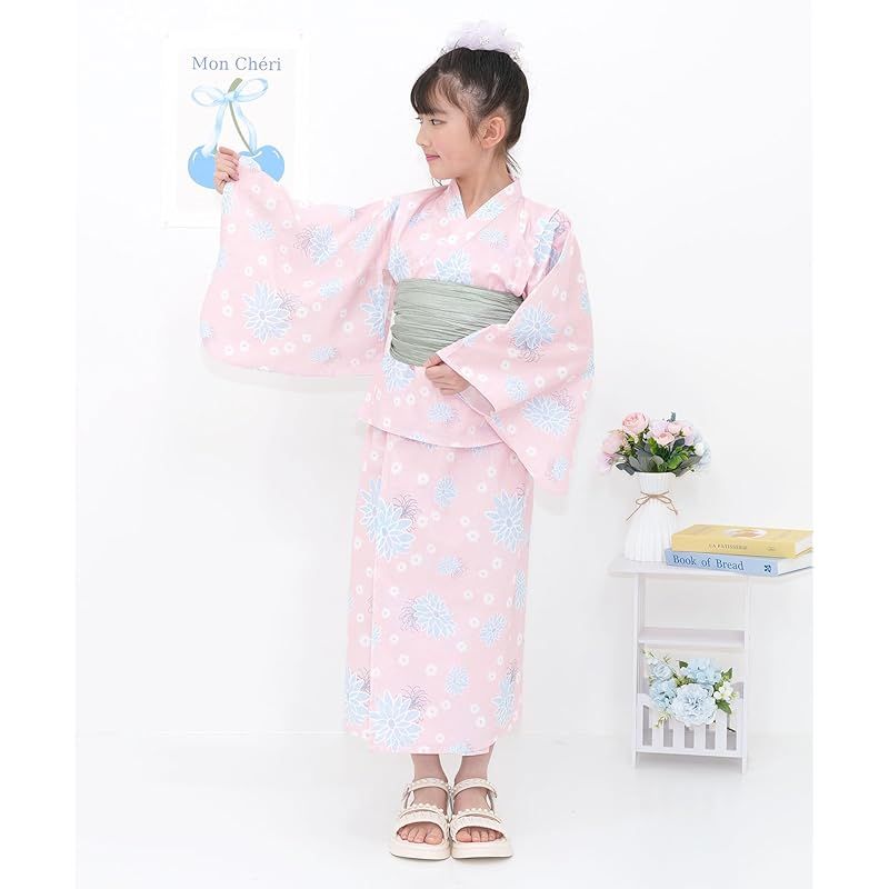 くすみピンク×菊