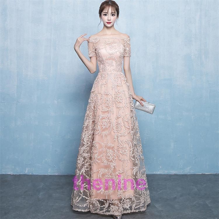 ロングドレス 演奏会 結婚式 ドレス 袖あり マキシ丈 aライン パーティードレス フォーマル パーティドレス ピアノ 発表会 二次会 ウェディング 卒業式
