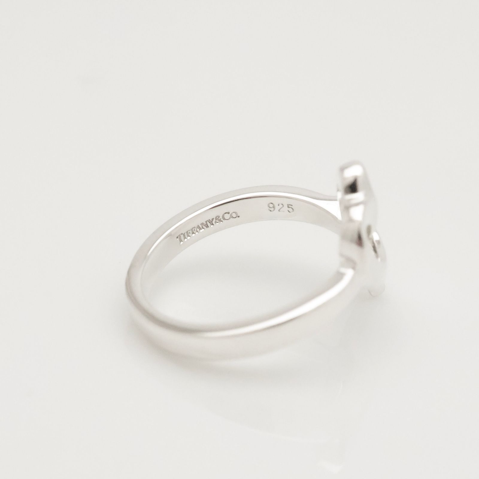 【美品】18号 Tiffany ティファニー ラビングハート リング SV925 TIFFANY&Co.】ティファニー ラビングハート リング・指輪 8号