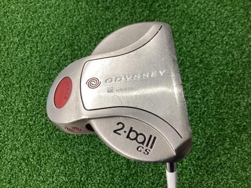 オデッセイ WHITE STEEL 2 ball CENTER SHAFTED 34インチ パター PT スチール フレックスその他 メンズ 男性用 右利き 右用 Cランク ゴルフクラブ