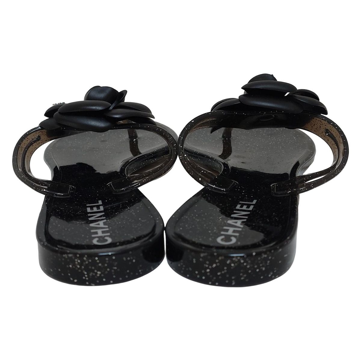 CHANEL(シャネル) ビーチサンダル 36 レディース美品 - 黒