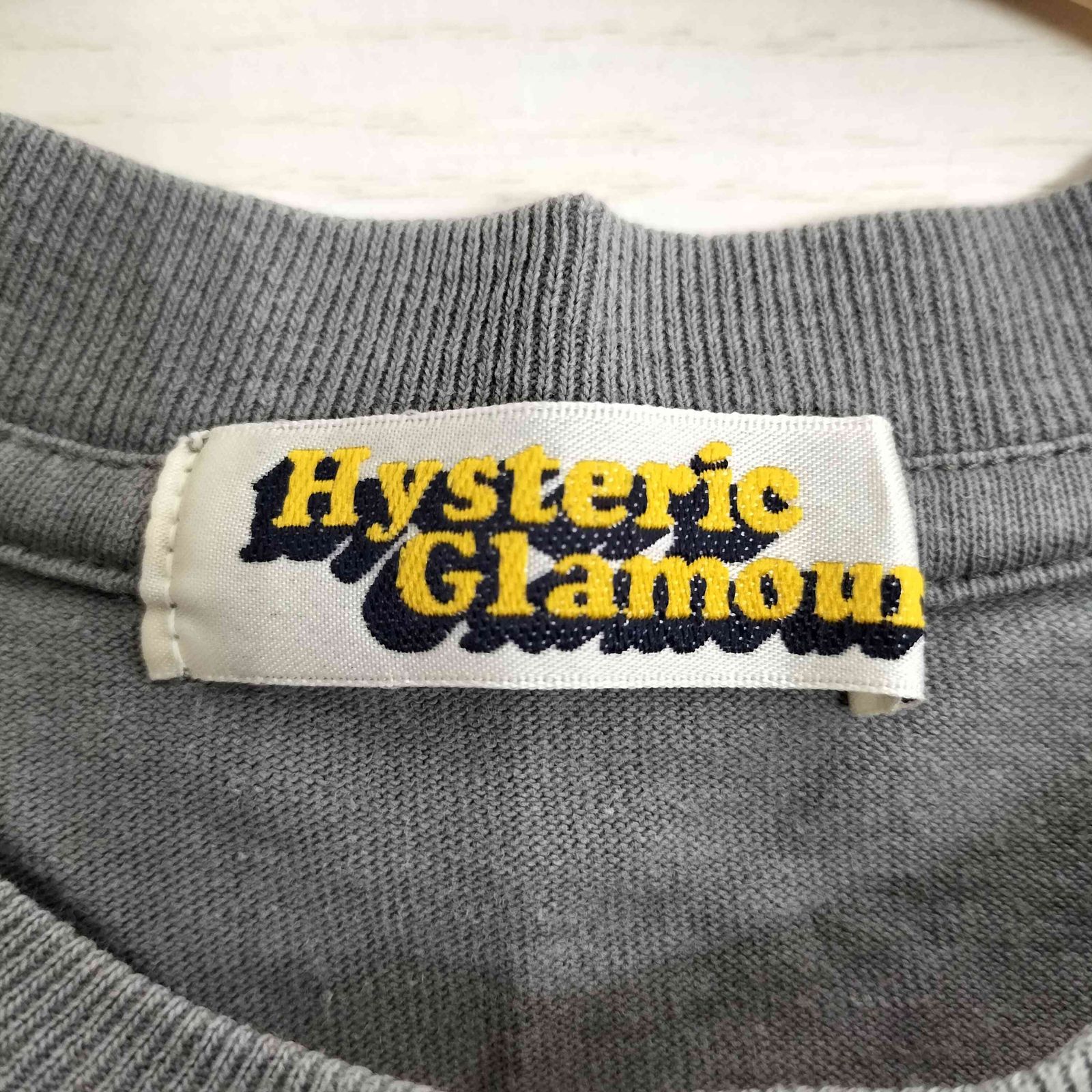 ヒステリックグラマー HYSTERIC GLAMOUR 初期タグ ギターガール 両面